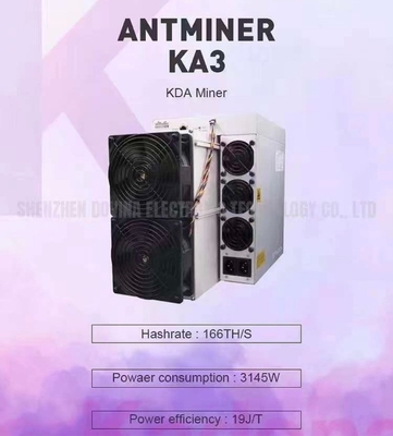 Antminer KA3 166T 仮想通貨マイニングマシン マイニングプラン Asic Blockchain Kadena Miners